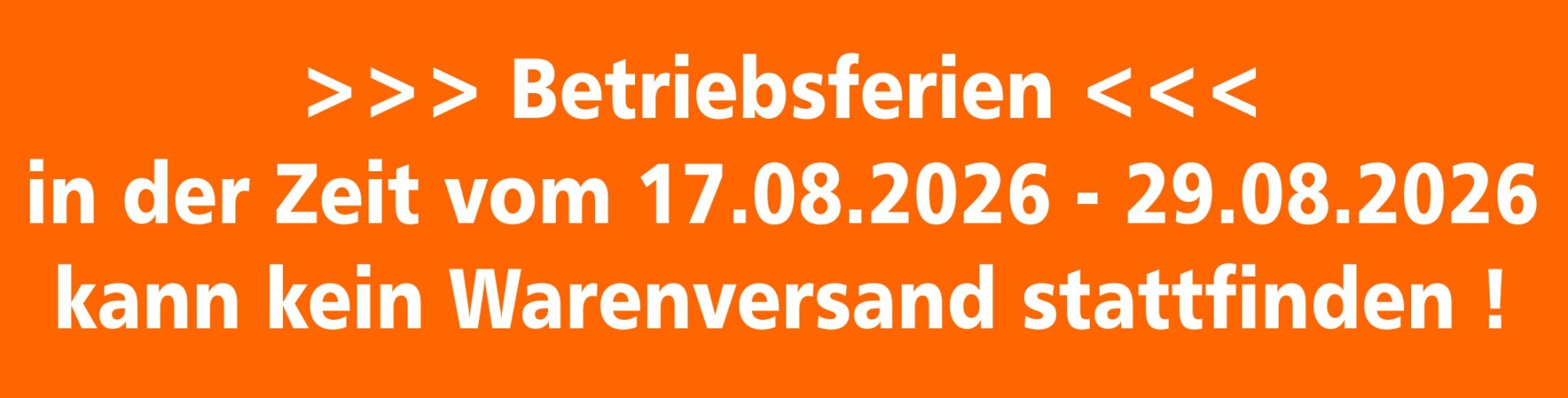Betriebsurlaub